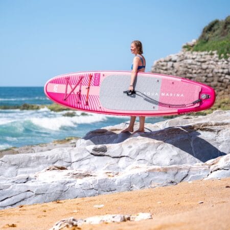 SUP deszka Aqua Marina Coral Raspberry 10'2 evezővel