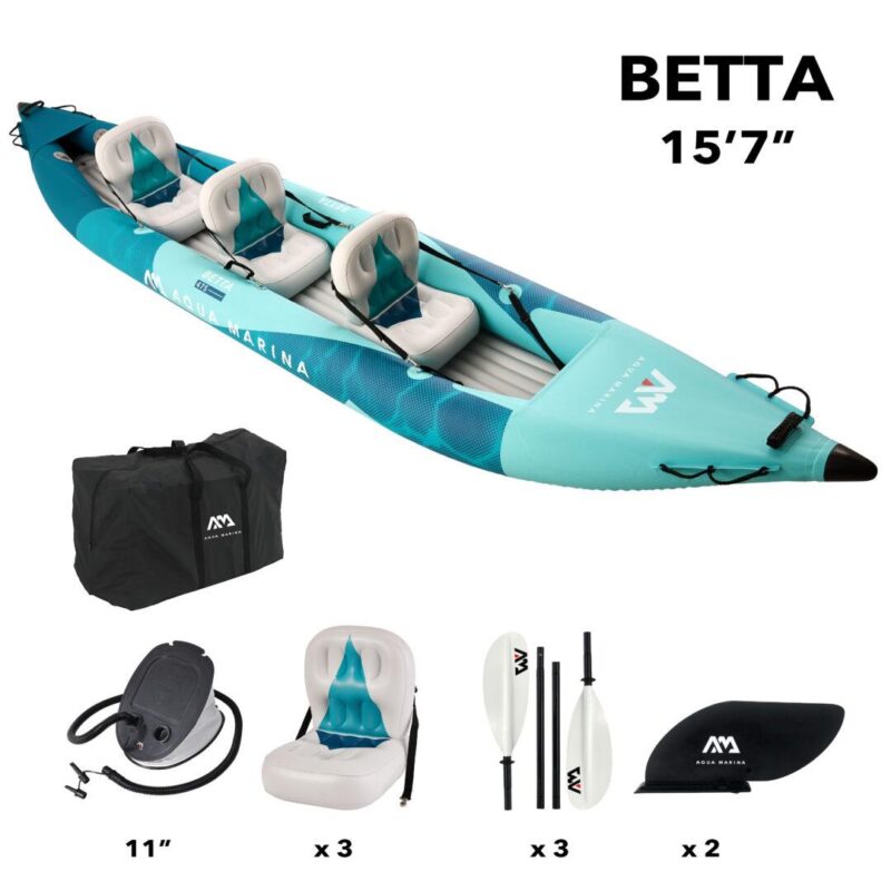 Aqua Marina Betta-475 felfújható kajak három személyre 1 Aqua Marina Betta-475 felfújható kajak három személyre
