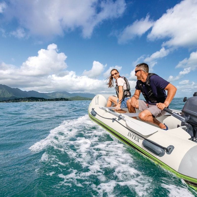 Intex Mariner 310 transom